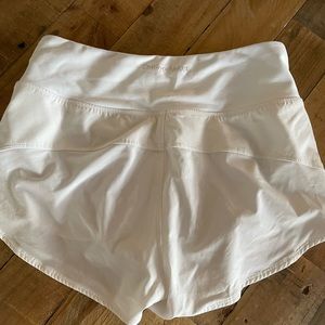 white Outdoor Voices Hudson shorts